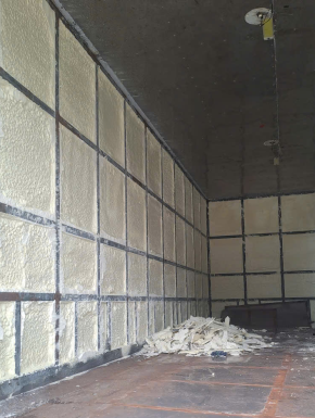 Phun PU Foam Kho Lạnh Xe Tải – Cách Nhiệt Hiệu Quả, Tiết Kiệm Nhiên Liệu