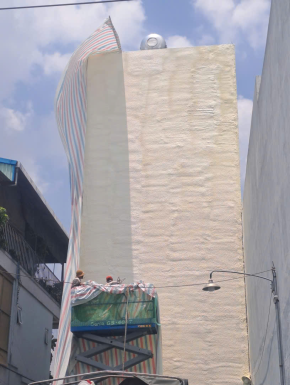 Giải pháp chống nóng tường hướng Tây bằng PU Foam – Hiệu quả 90%