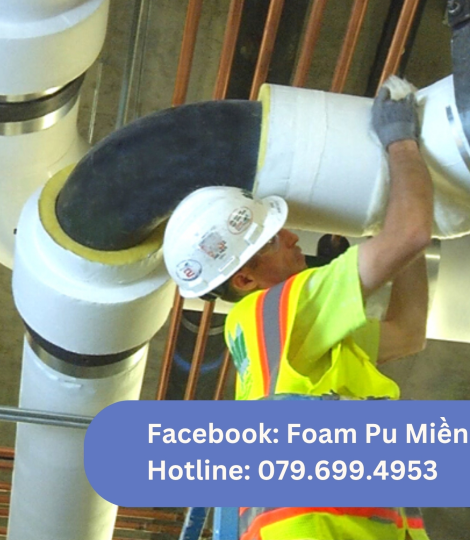 Cách Nhiệt Ống Chiller PU Foam – Bảo Vệ Hệ Thống Lạnh, Tiết Kiệm Điện Năng