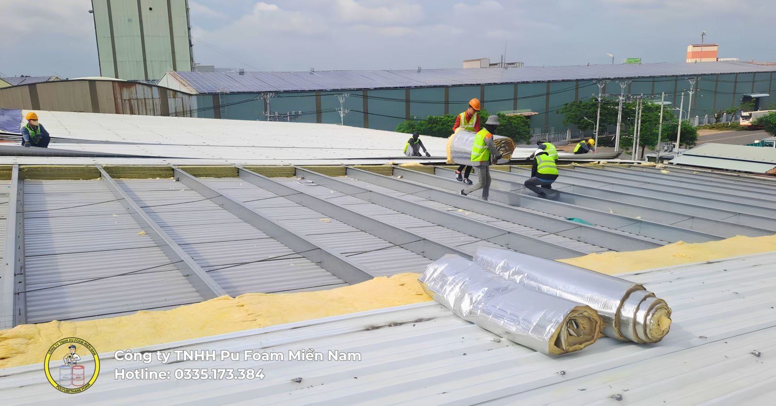 Mặt bằng kho lạnh trước khi thi công Pu Foam